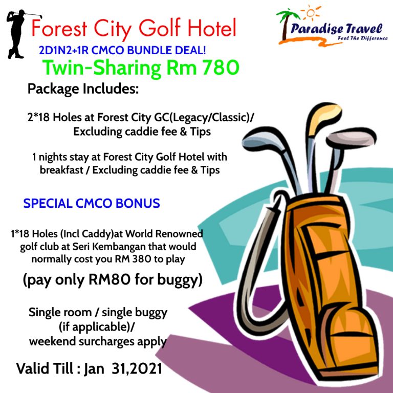 Forest city Golf Hotel Rm 780 package D